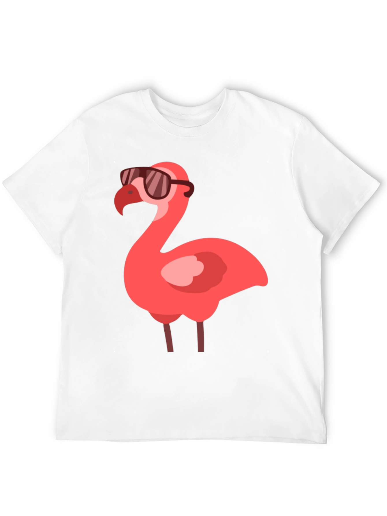 Cool Flamingo Graphic Tee - Stylish Black T-Shirt