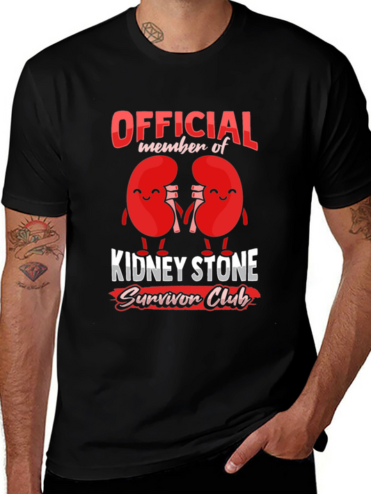 Kidney Stone Survivor Club T-Shirt - Official Member