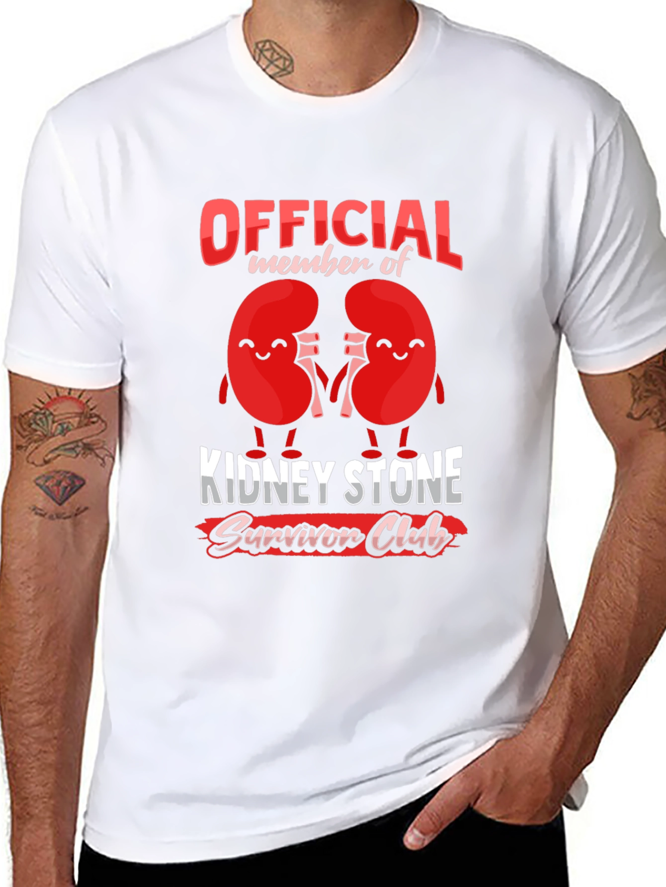 Kidney Stone Survivor Club T-Shirt - Official Member
