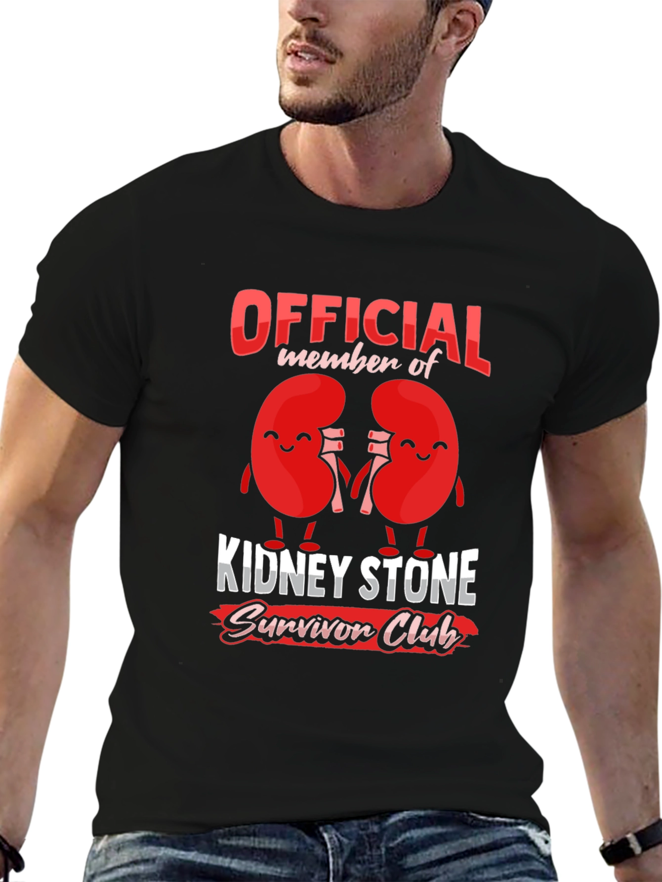 Kidney Stone Survivor Club T-Shirt - Official Member