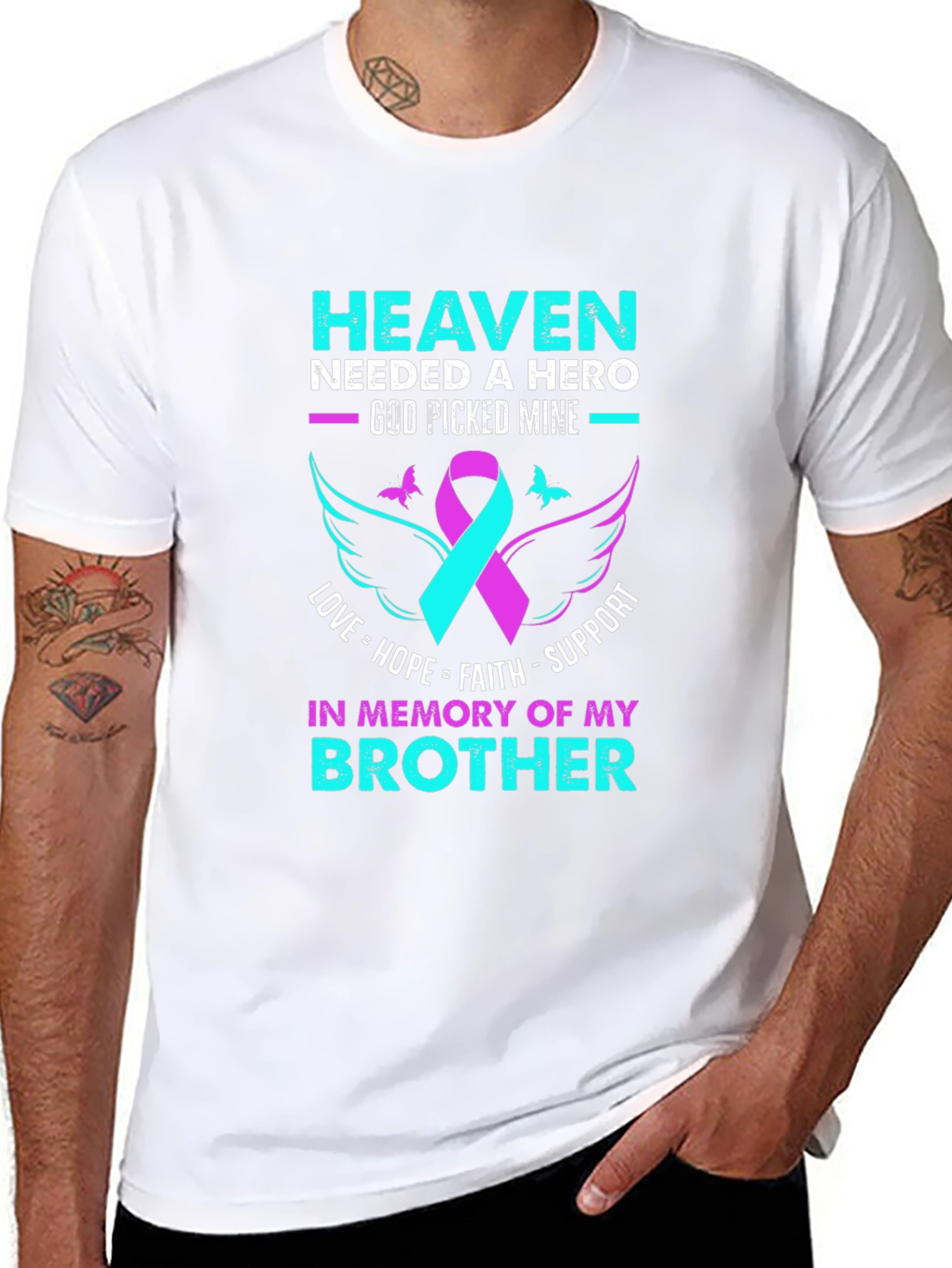 Heaven Needed A Hero Brother Memorial T-Shirt