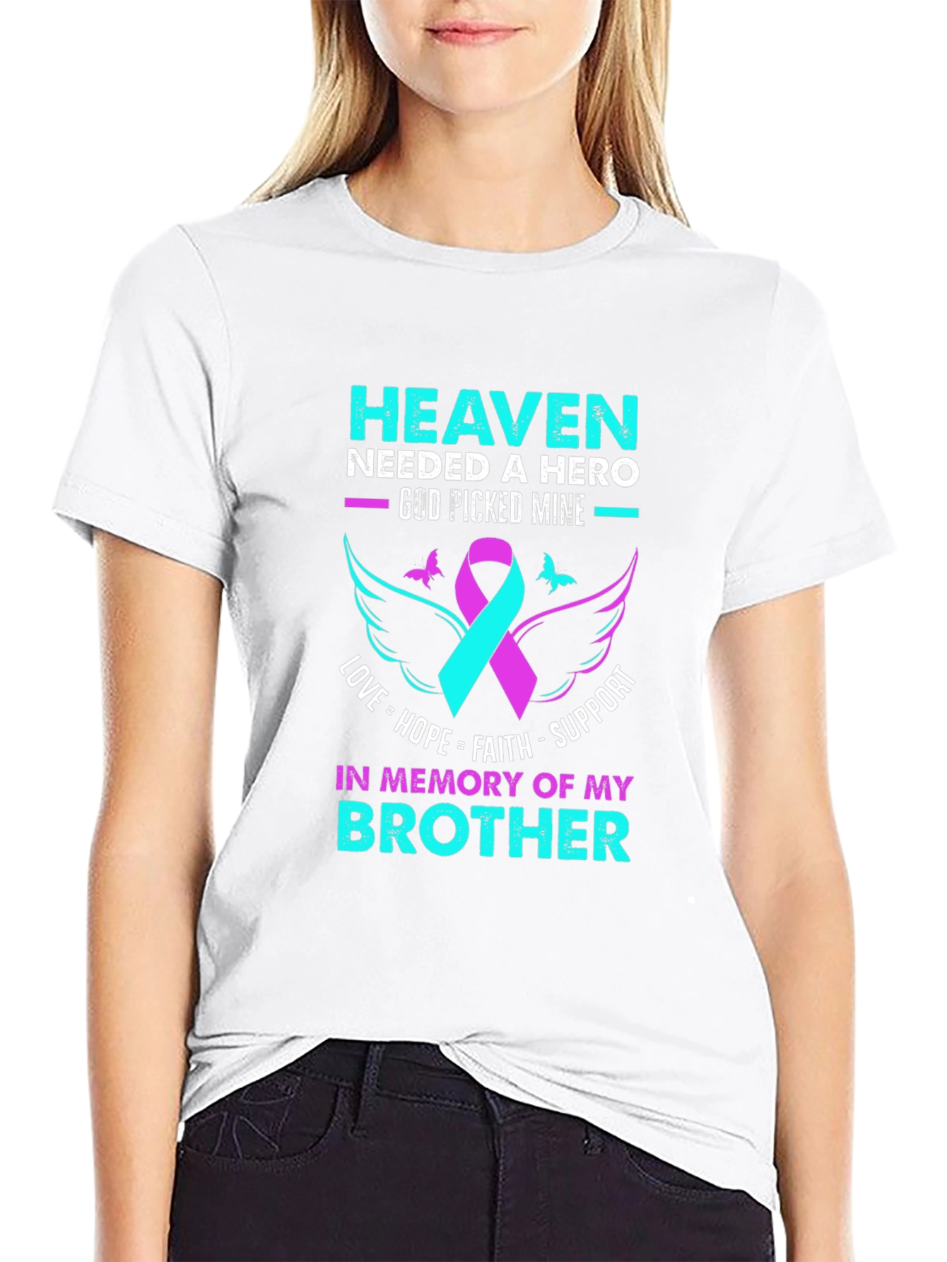 Heaven Needed A Hero Brother Memorial T-Shirt