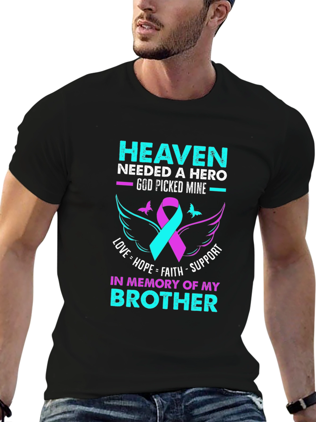 Heaven Needed A Hero Brother Memorial T-Shirt