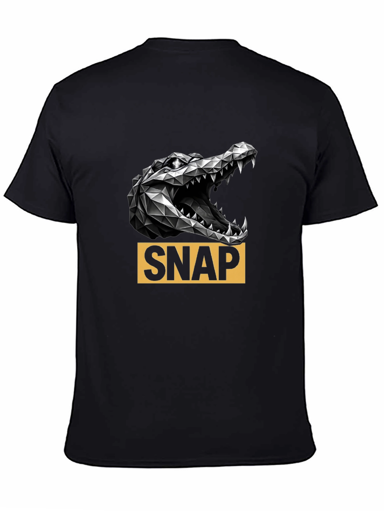 SNAP Alligator Graphic Black Tee