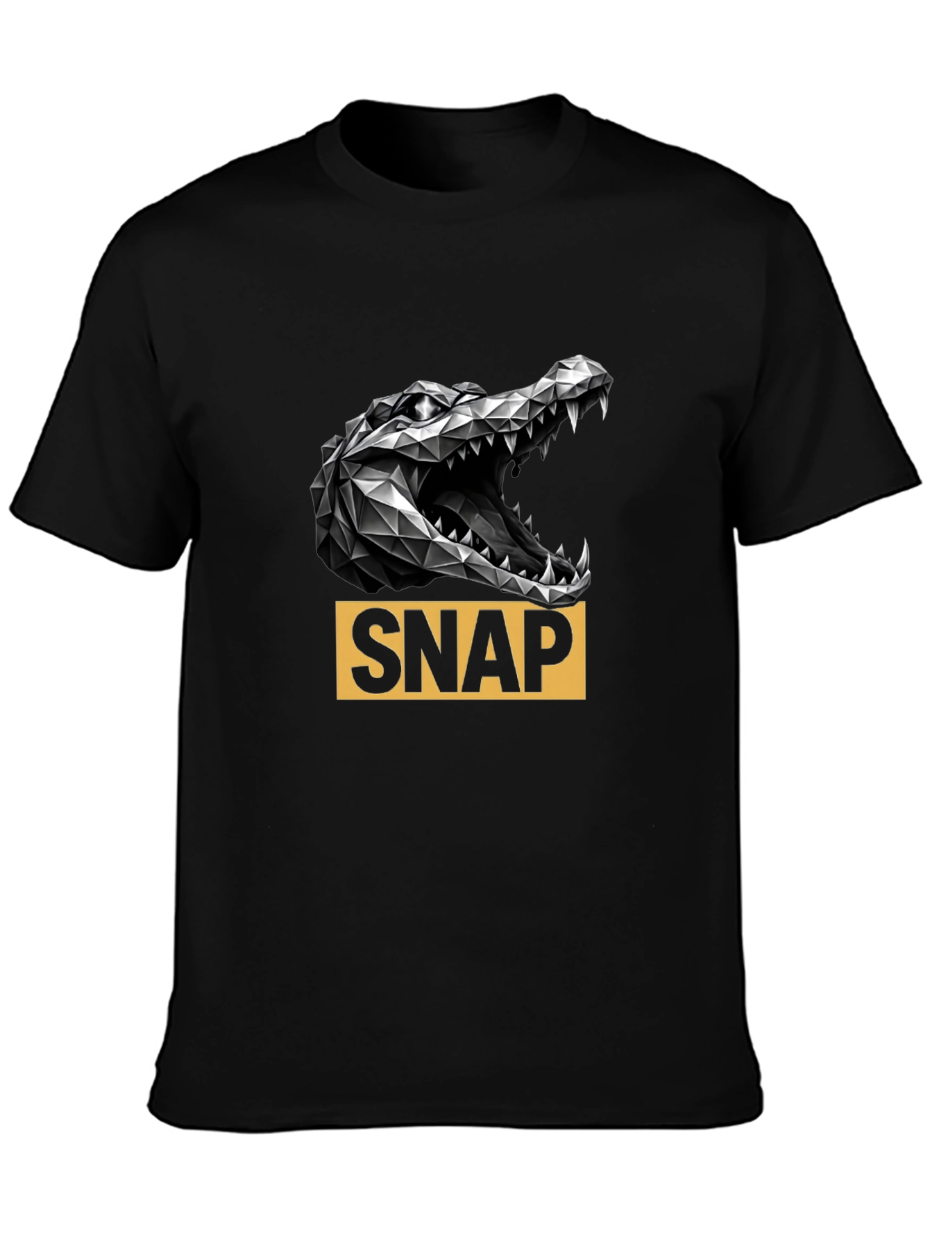 SNAP Alligator Graphic Black Tee