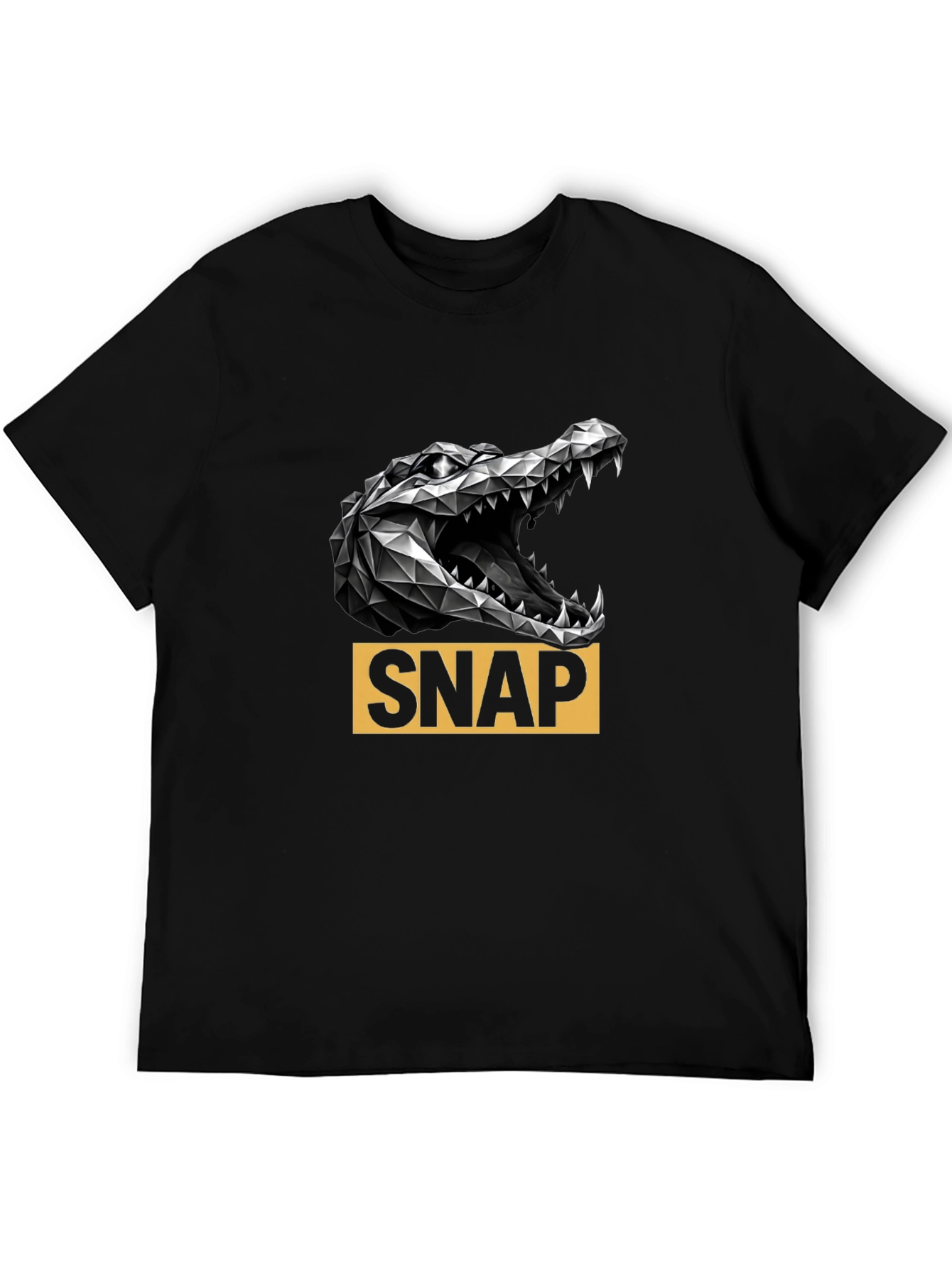 SNAP Alligator Graphic Black Tee