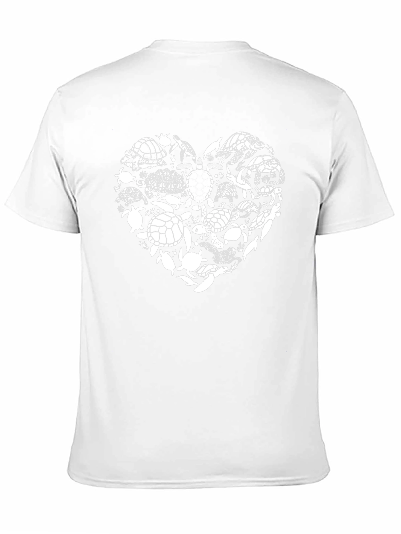 Heart of Turtles Graphic Tee - Black