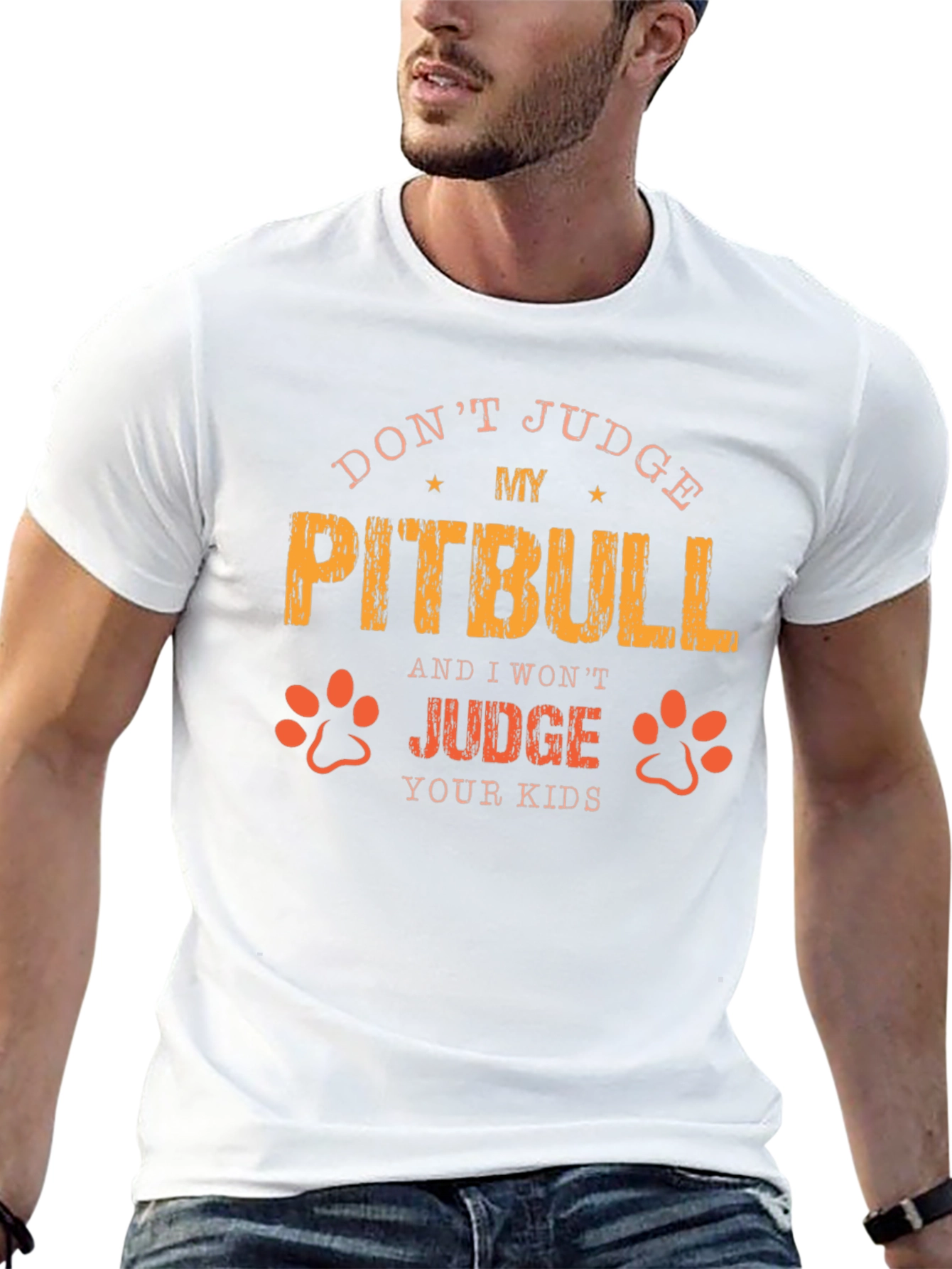 Dont Judge My Pitbull Graphic Tee