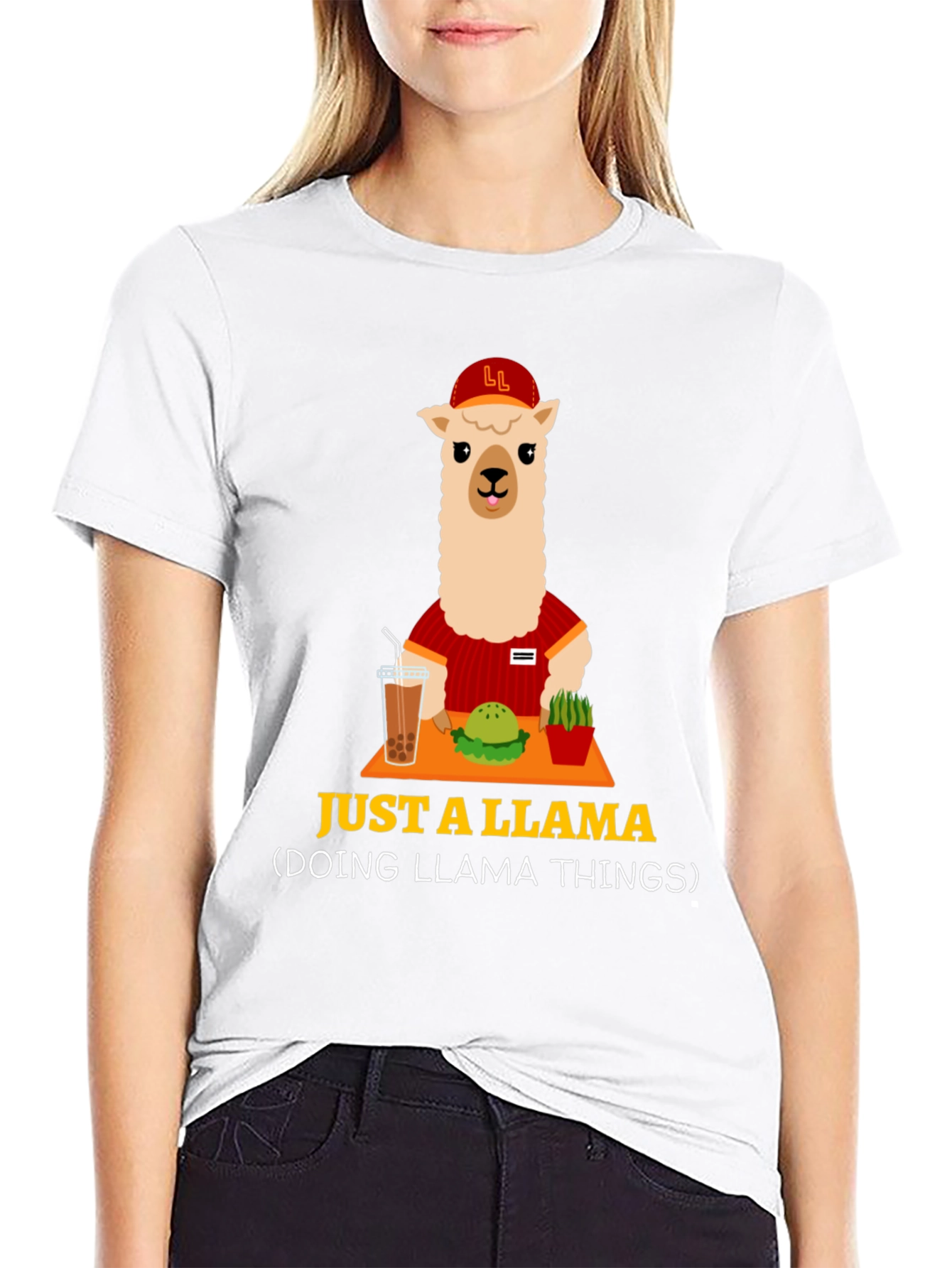 Just A Llama Doing Llama Things T-Shirt