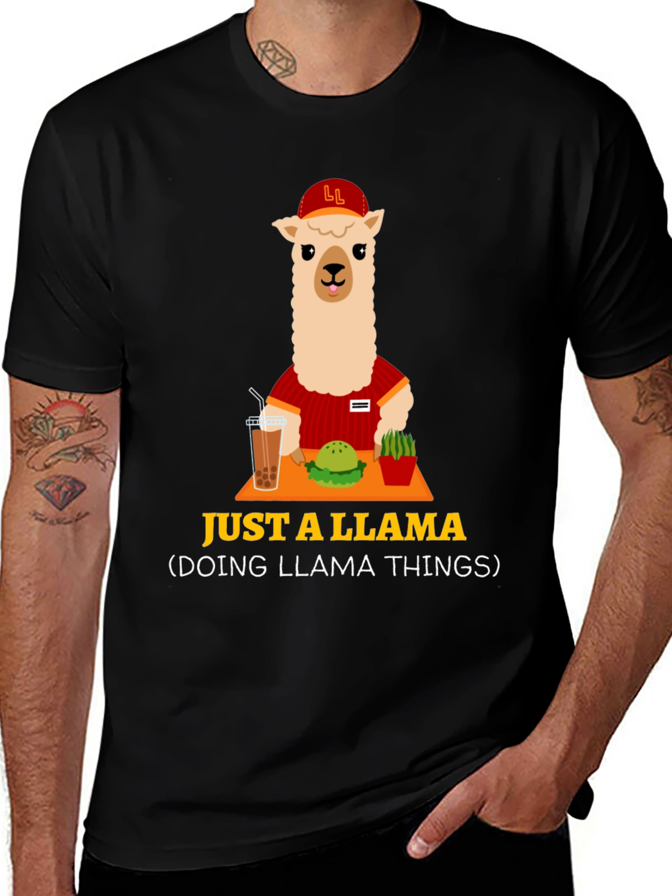 Just A Llama Doing Llama Things T-Shirt
