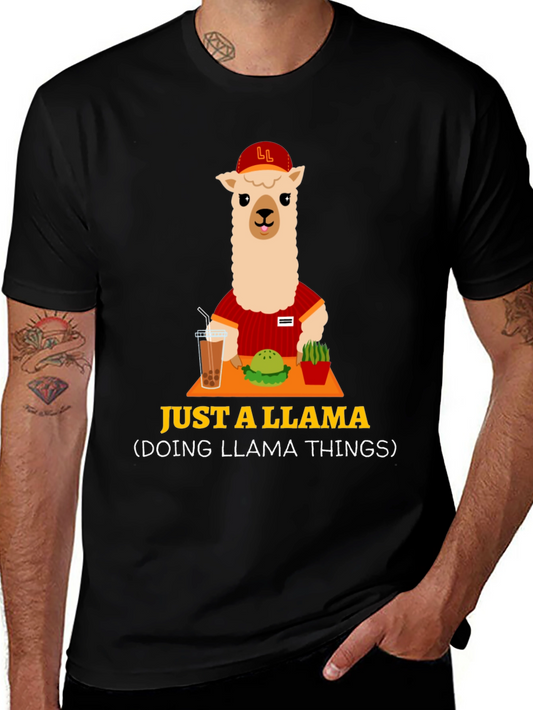 Just A Llama Doing Llama Things T-Shirt