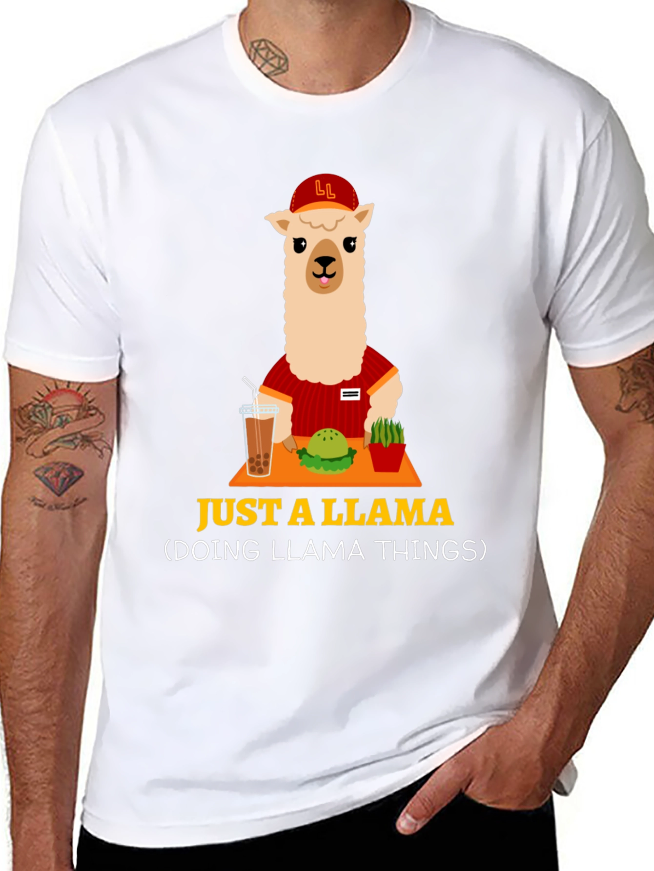 Just A Llama Doing Llama Things T-Shirt
