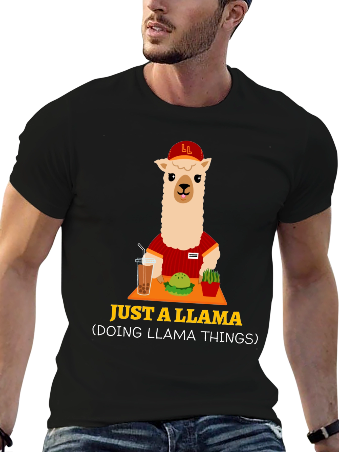 Just A Llama Doing Llama Things T-Shirt