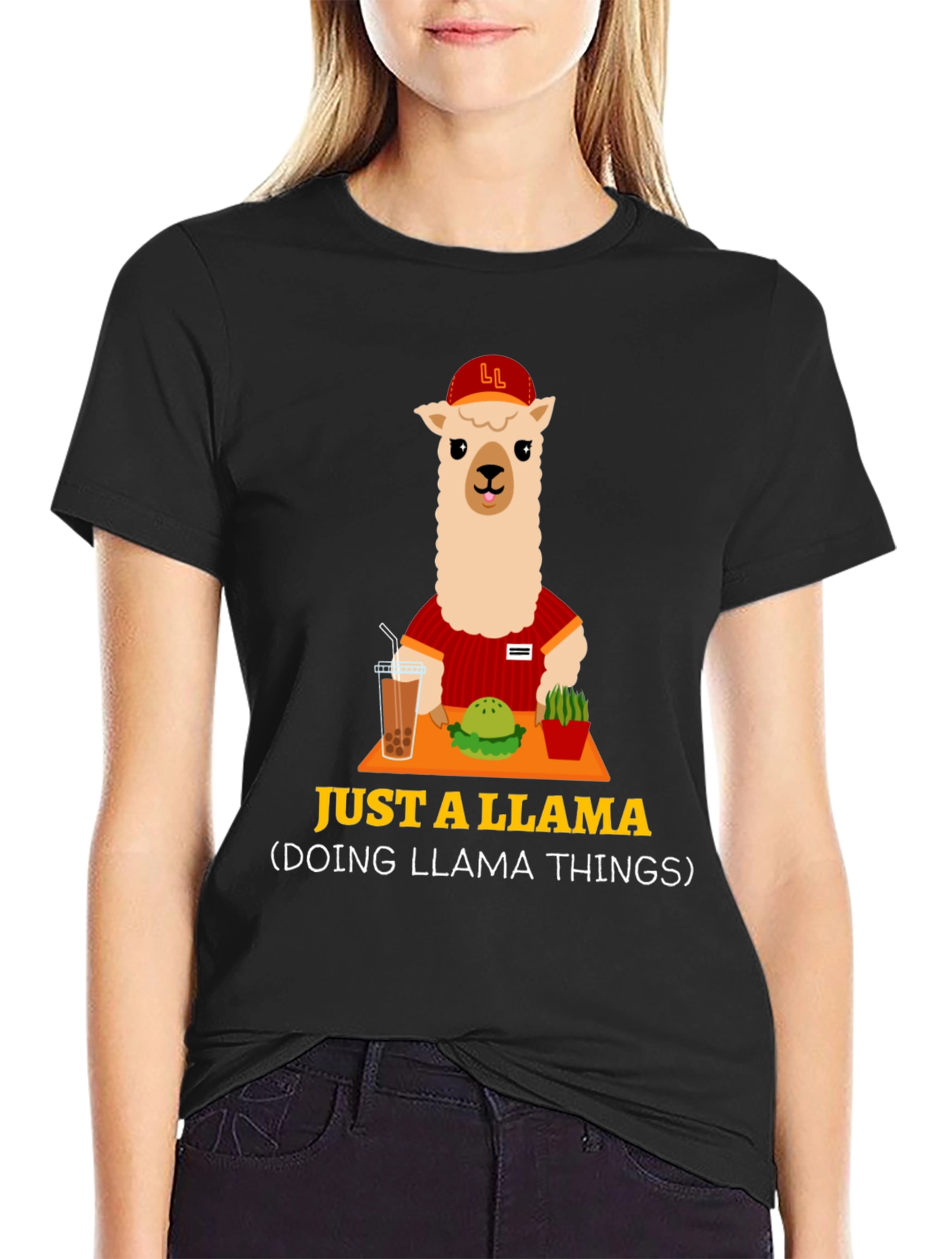 Just A Llama Doing Llama Things T-Shirt