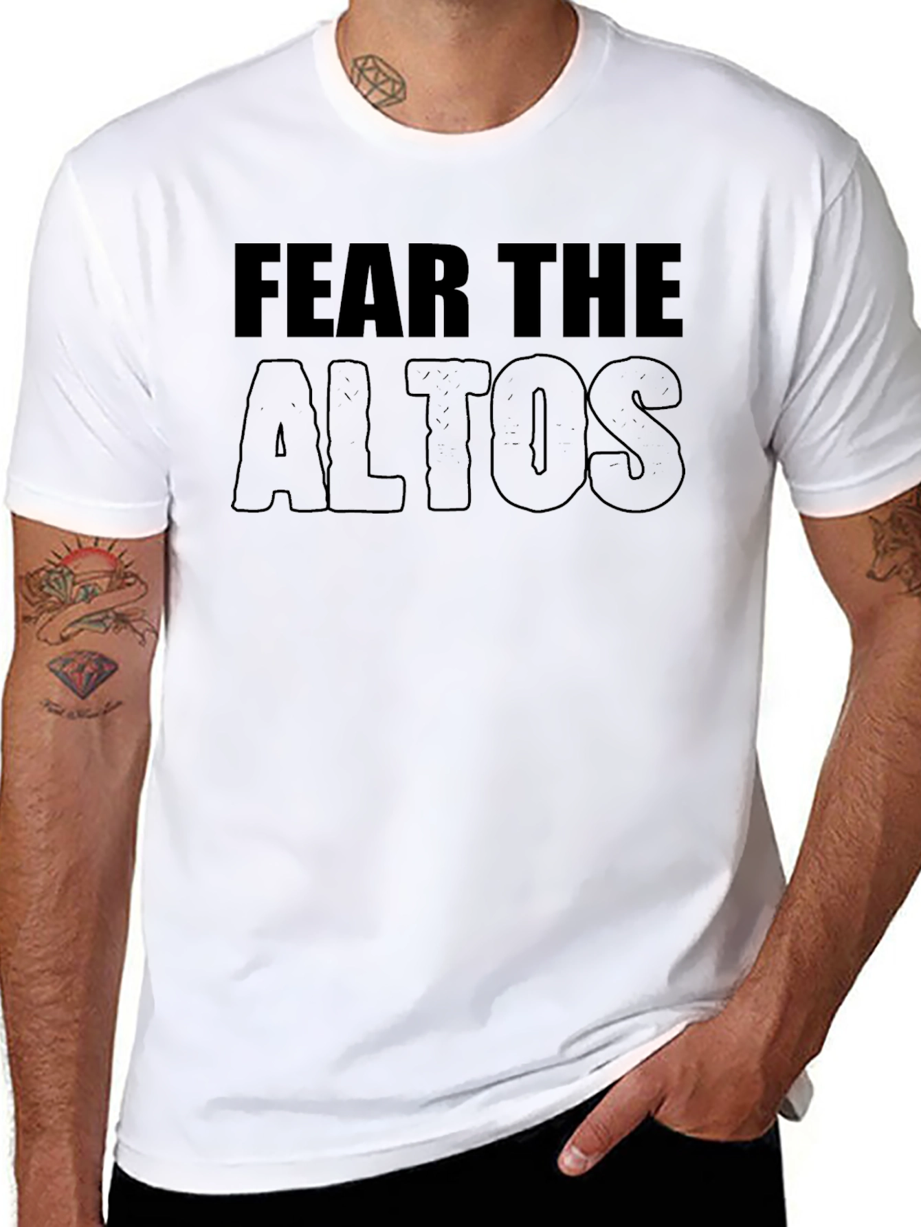 Fear the Altos Graphic Black T-Shirt