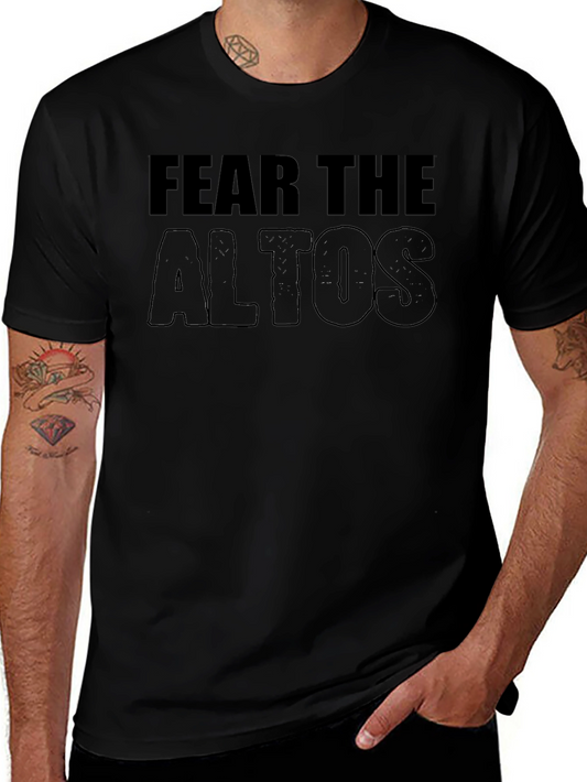 Fear the Altos Graphic Black T-Shirt