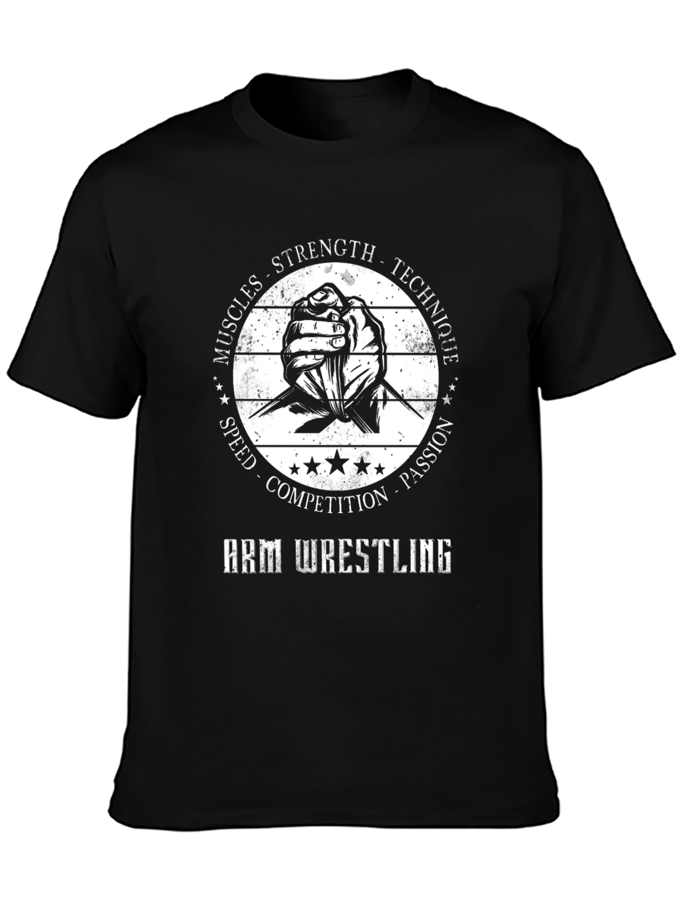 Arm Wrestling Graphic T-Shirt - Strength & Technique