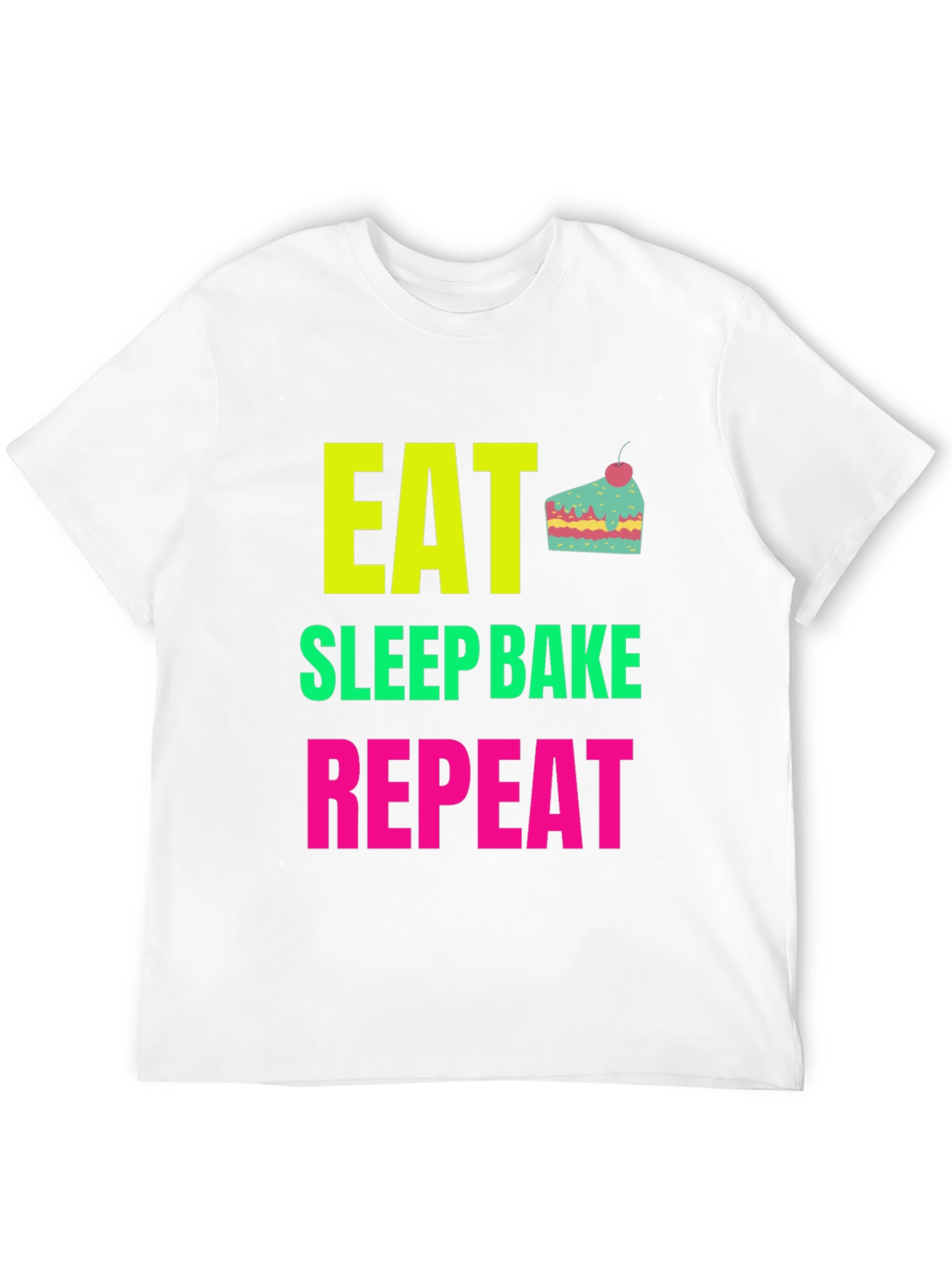 Eat Sleep Bake Repeat Graphic Tee