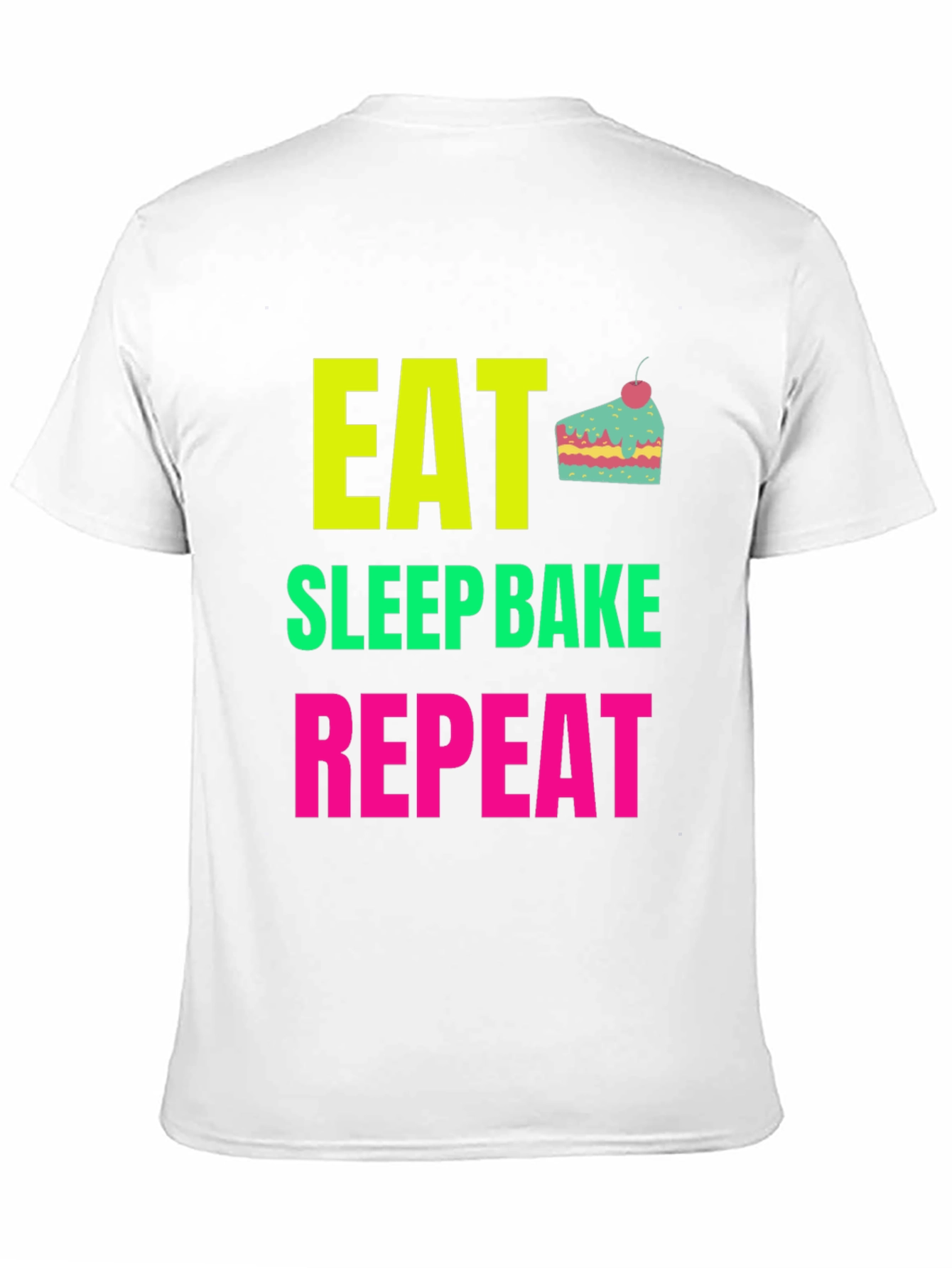 Eat Sleep Bake Repeat Graphic Tee
