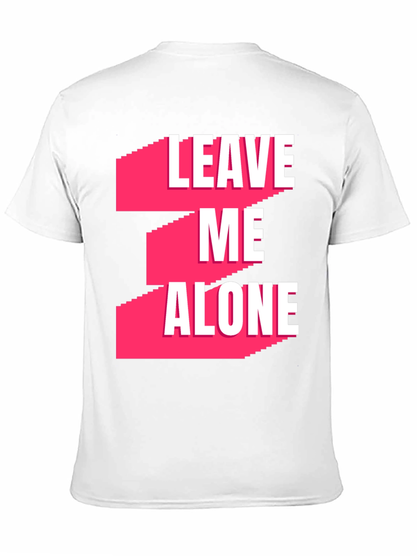 Leave Me Alone Graphic T-Shirt - Black Casual Tee