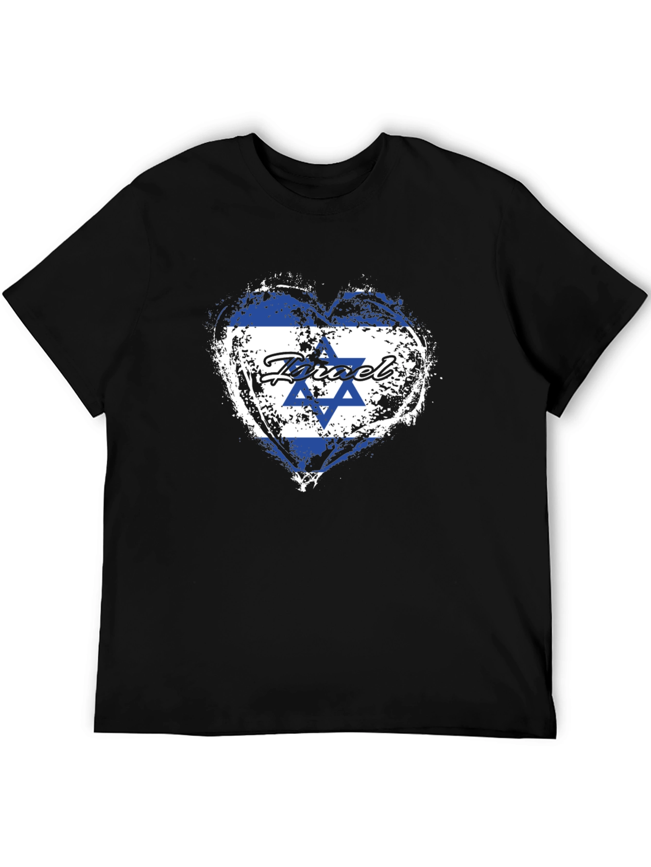 Israel Flag Heart T-Shirt
