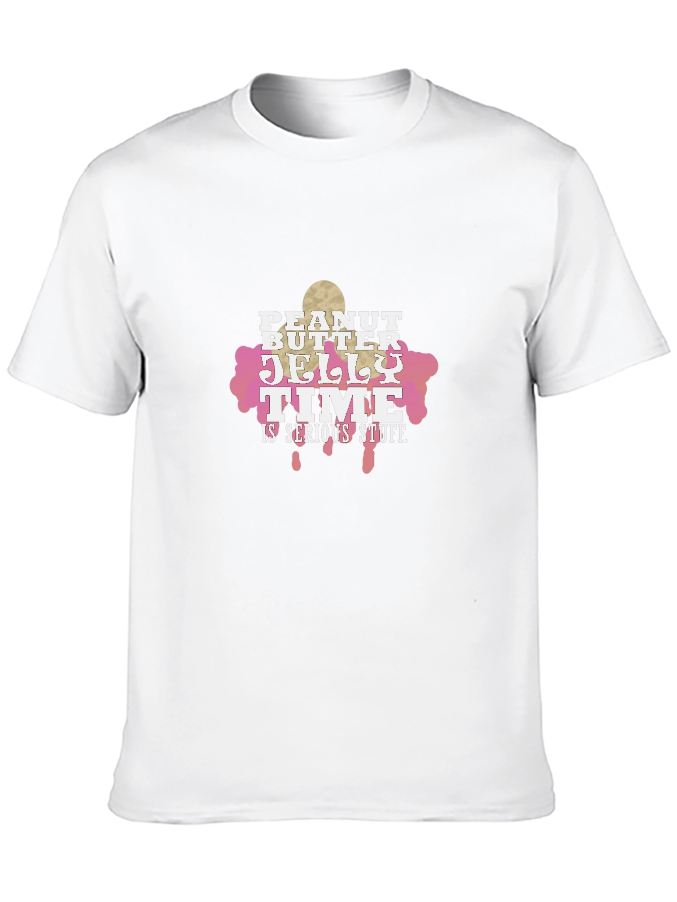 Peanut Butter Jelly Time Funny Graphic Tee
