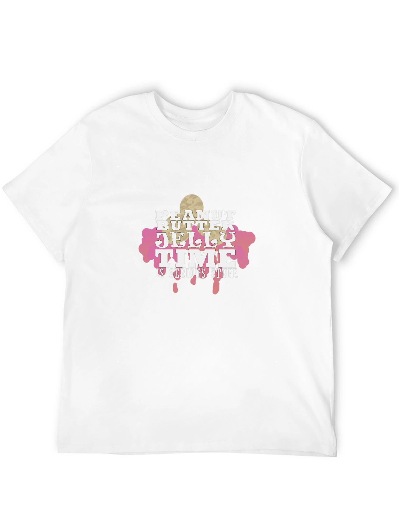 Peanut Butter Jelly Time Funny Graphic Tee
