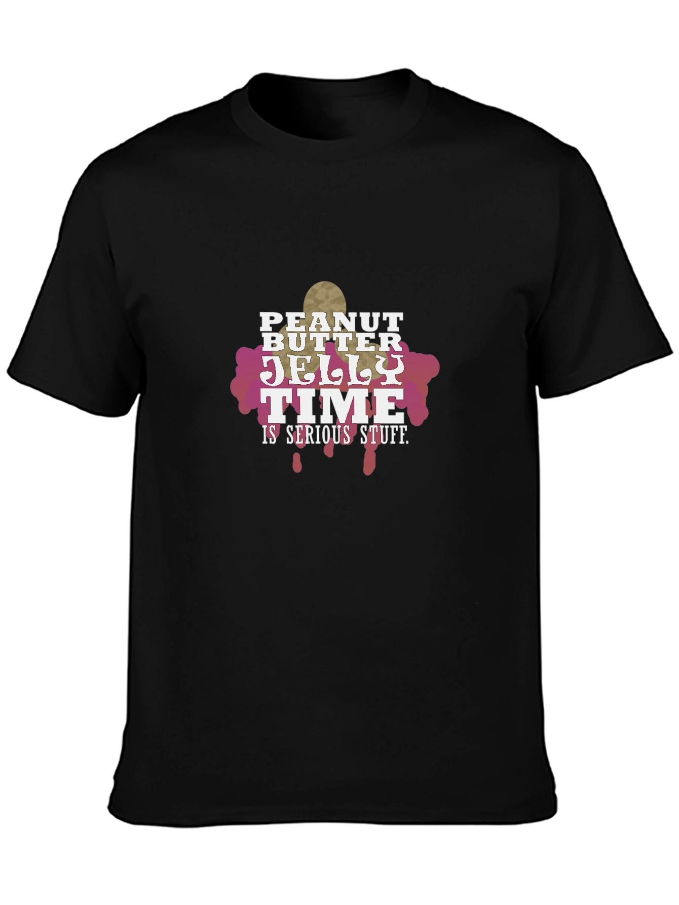 Peanut Butter Jelly Time Funny Graphic Tee