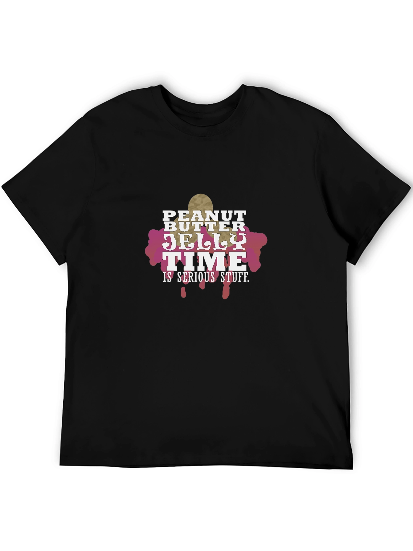 Peanut Butter Jelly Time Funny Graphic Tee