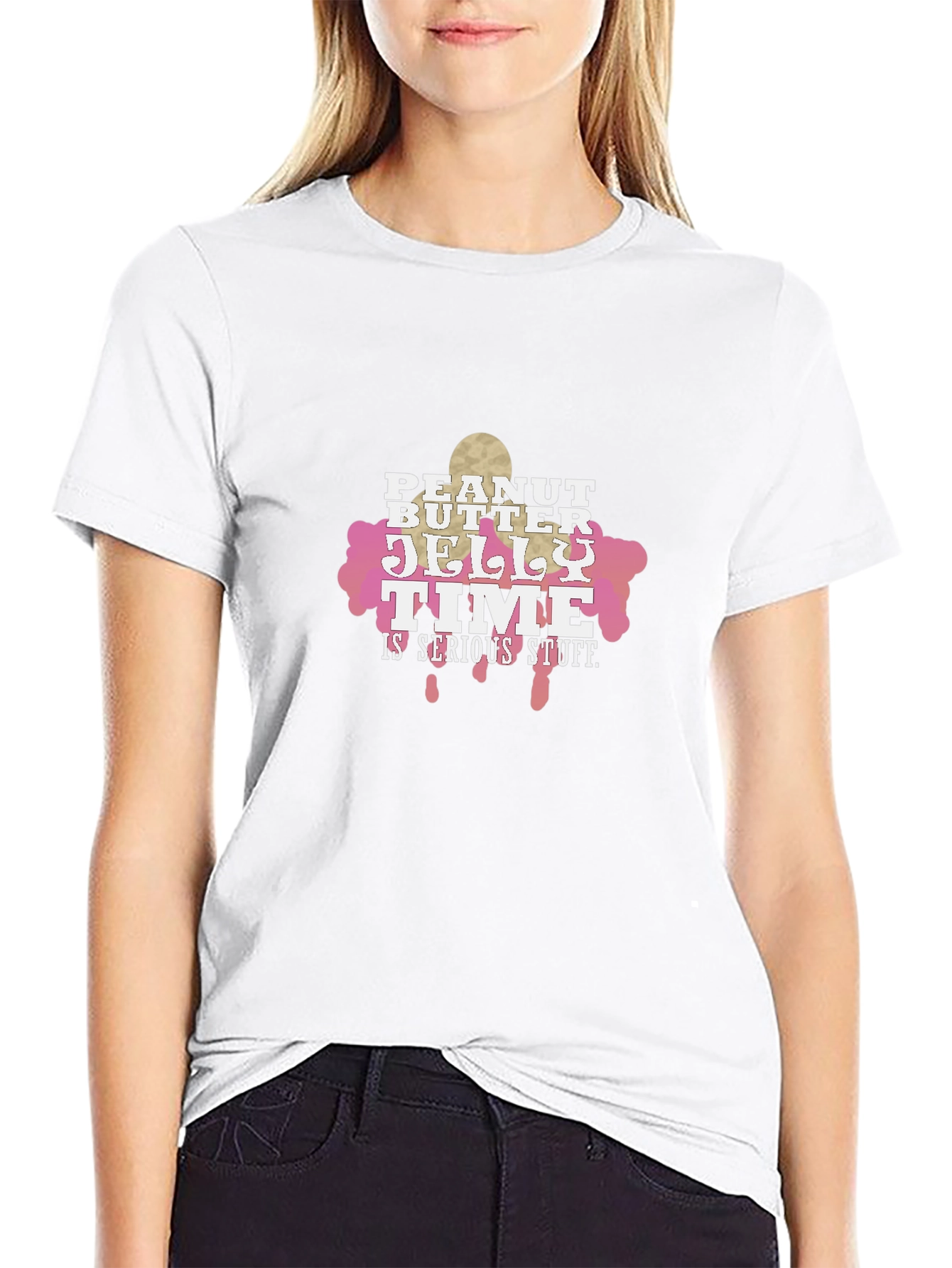 Peanut Butter Jelly Time Funny Graphic Tee