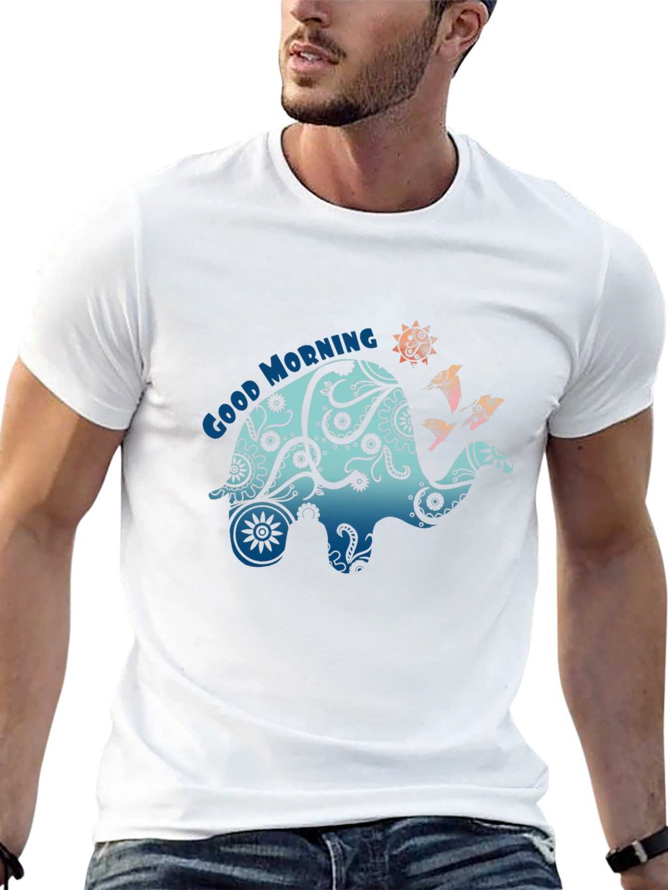 Good Morning Camel Graphic Tee - Black