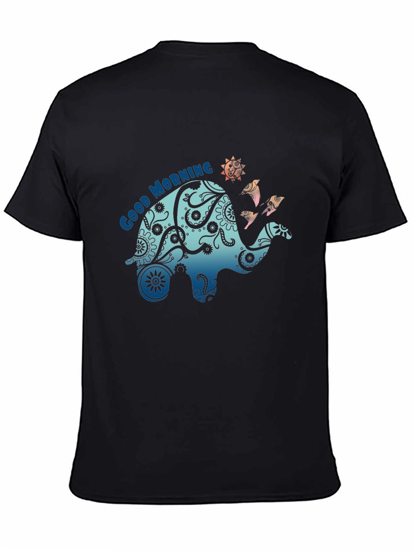 Good Morning Camel Graphic Tee - Black