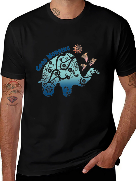 Good Morning Camel Graphic Tee - Black