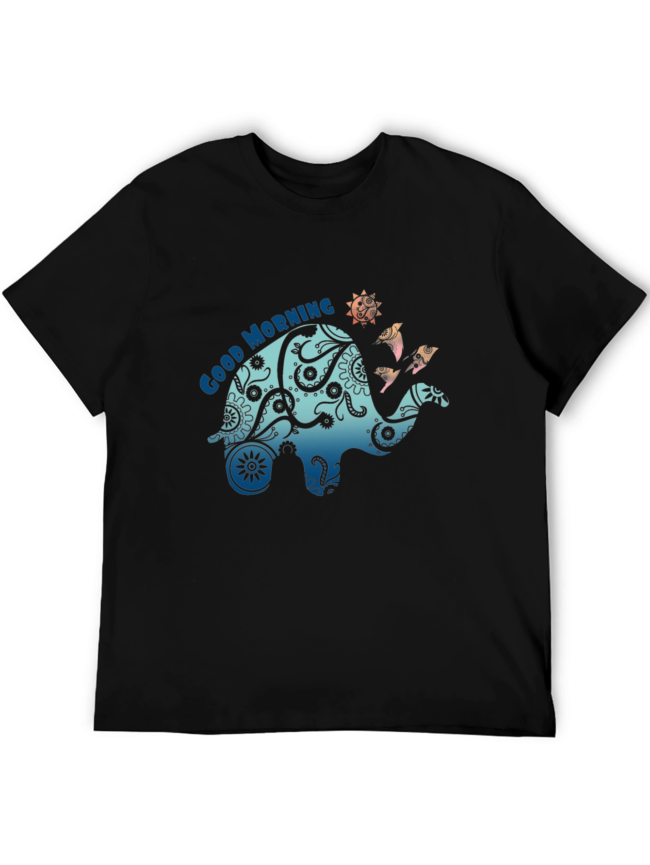 Good Morning Camel Graphic Tee - Black