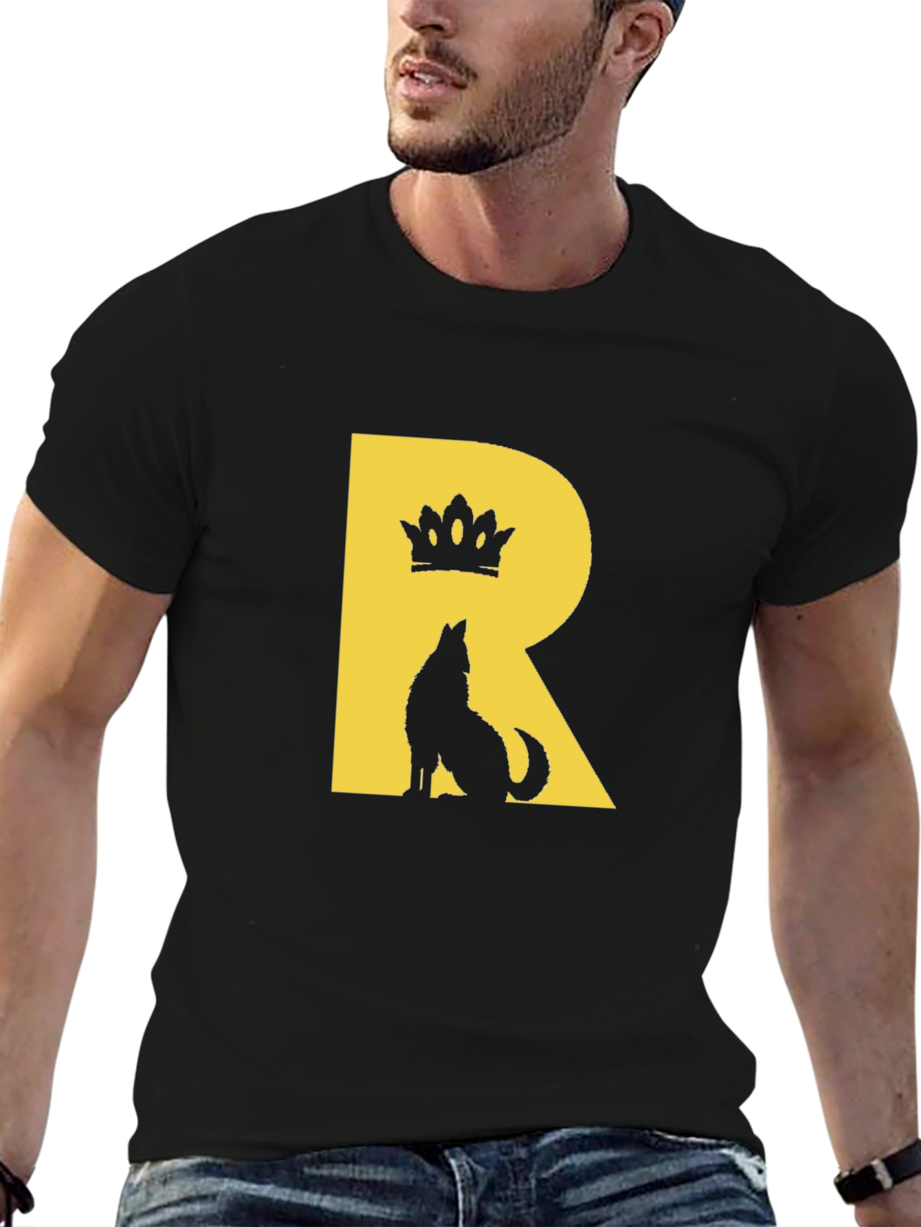 Wolf King Black Tee