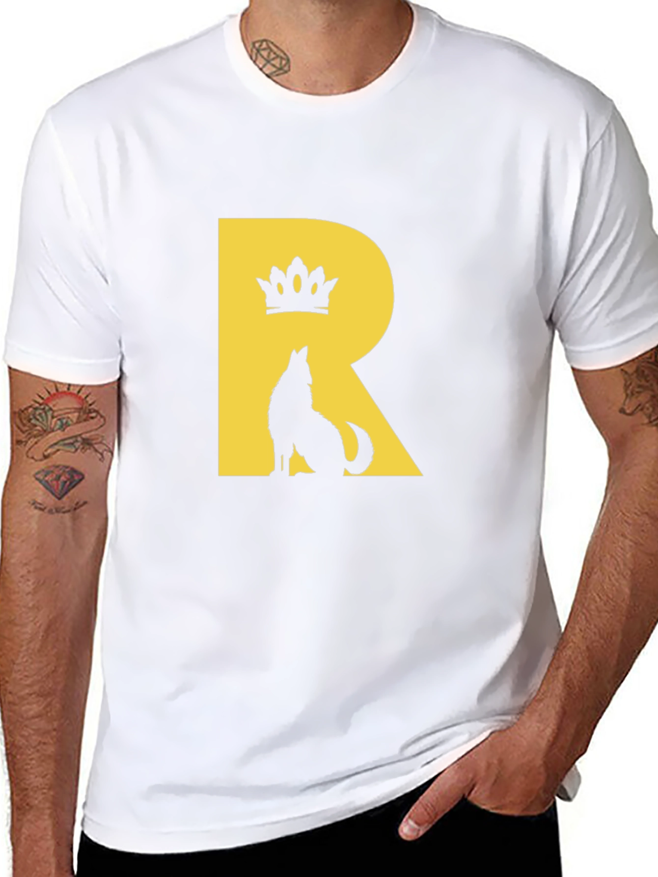 Wolf King Black Tee