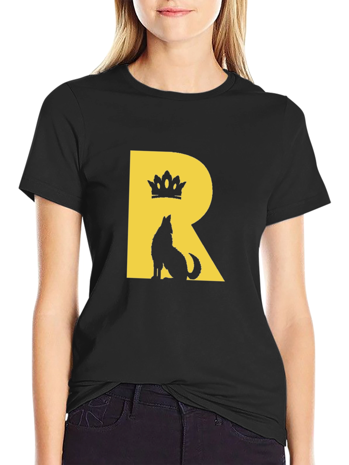 Wolf King Black Tee