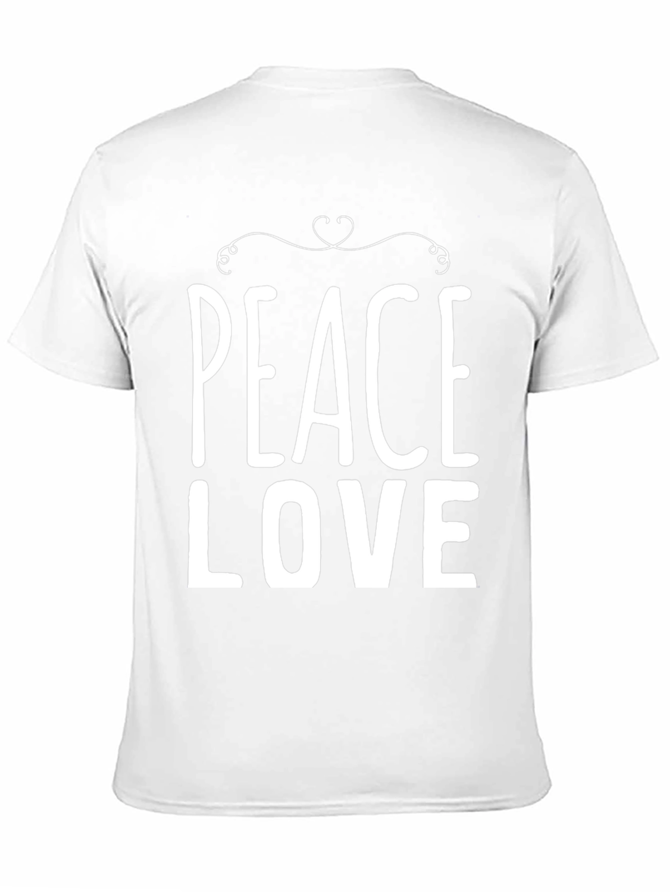 Peace Love T-Shirt - Stylish Graphic Tee
