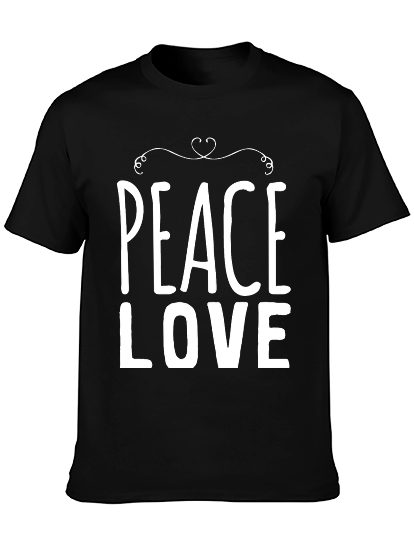 Peace Love T-Shirt - Stylish Graphic Tee