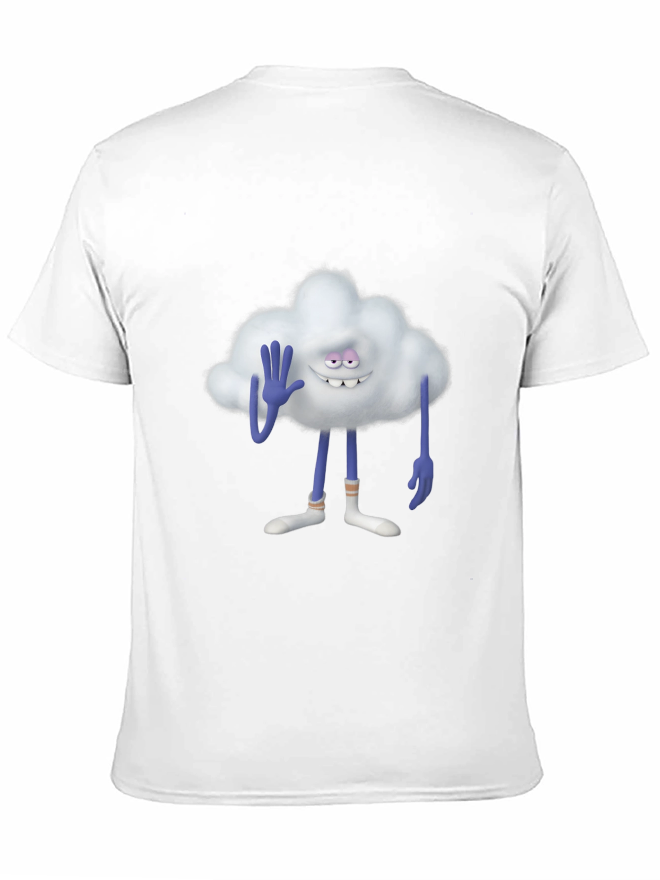 Cloud Guy Black T-Shirt