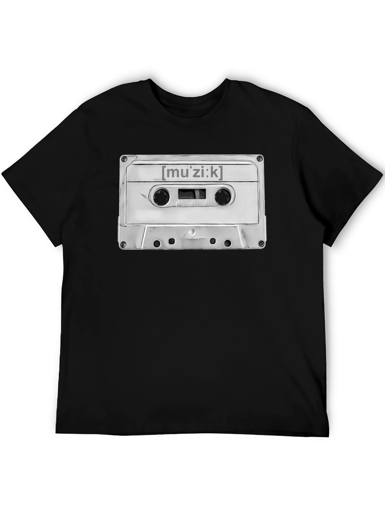 Retro Muzik Cassette Tape Graphic Tee