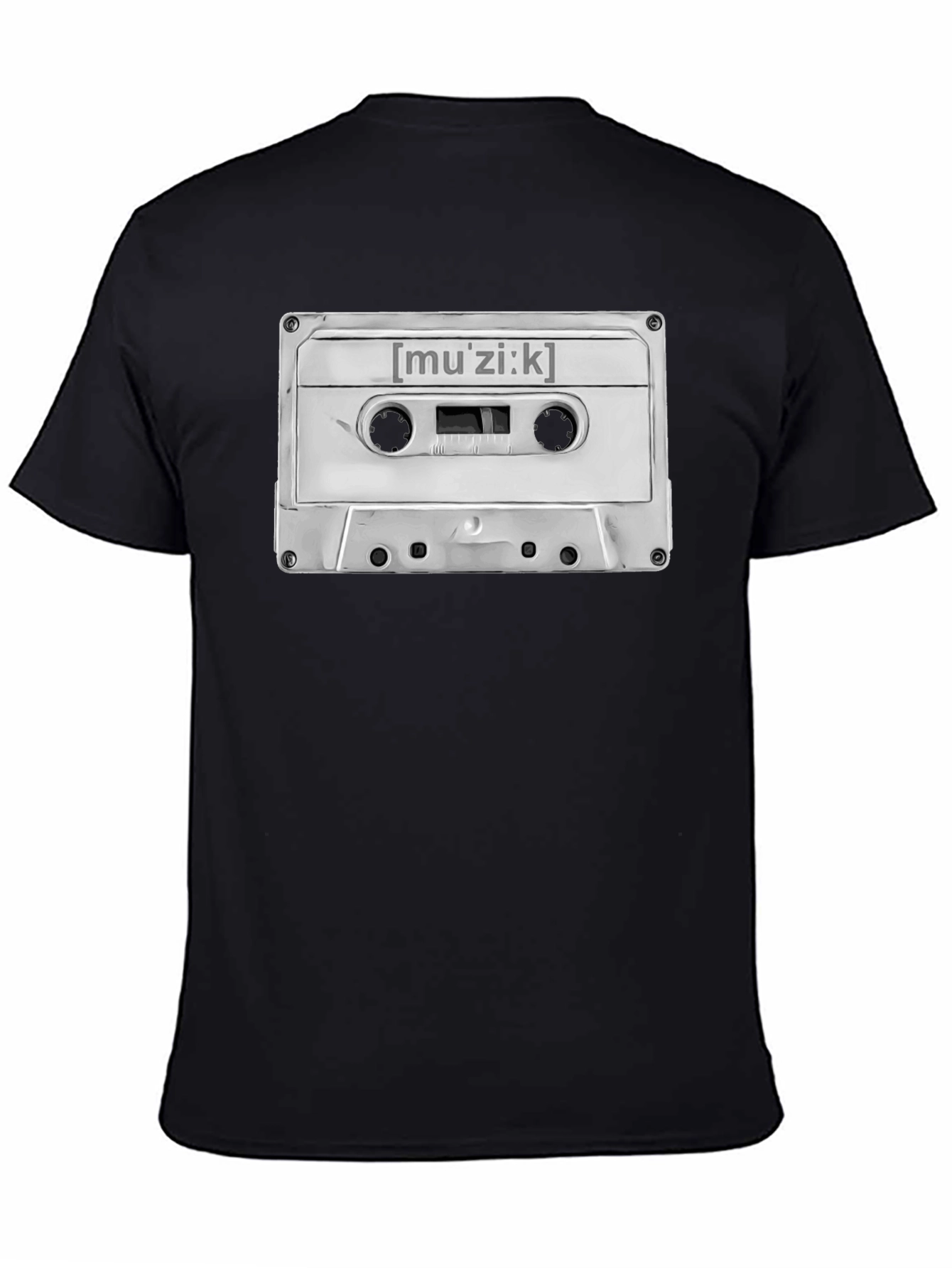 Retro Muzik Cassette Tape Graphic Tee