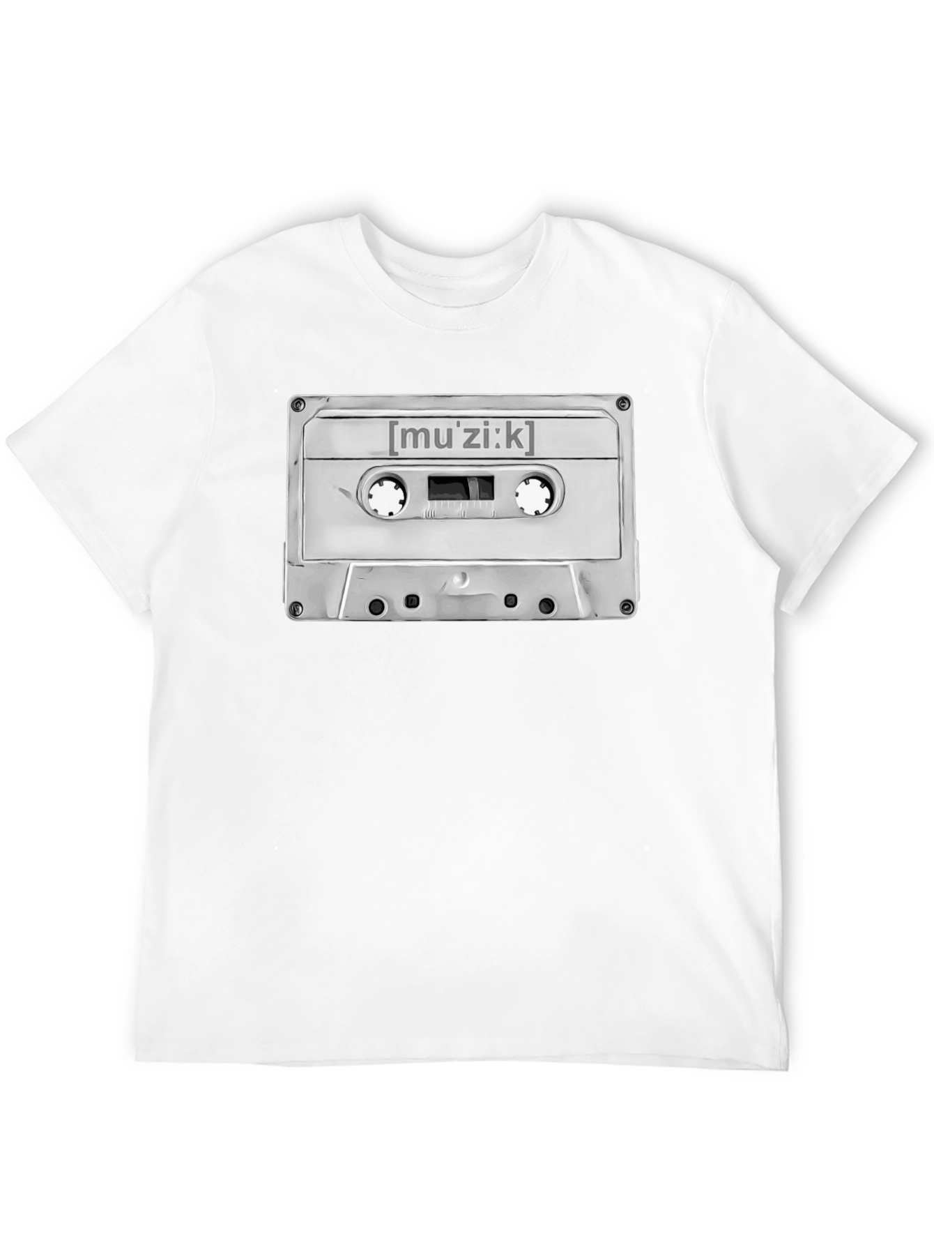 Retro Muzik Cassette Tape Graphic Tee