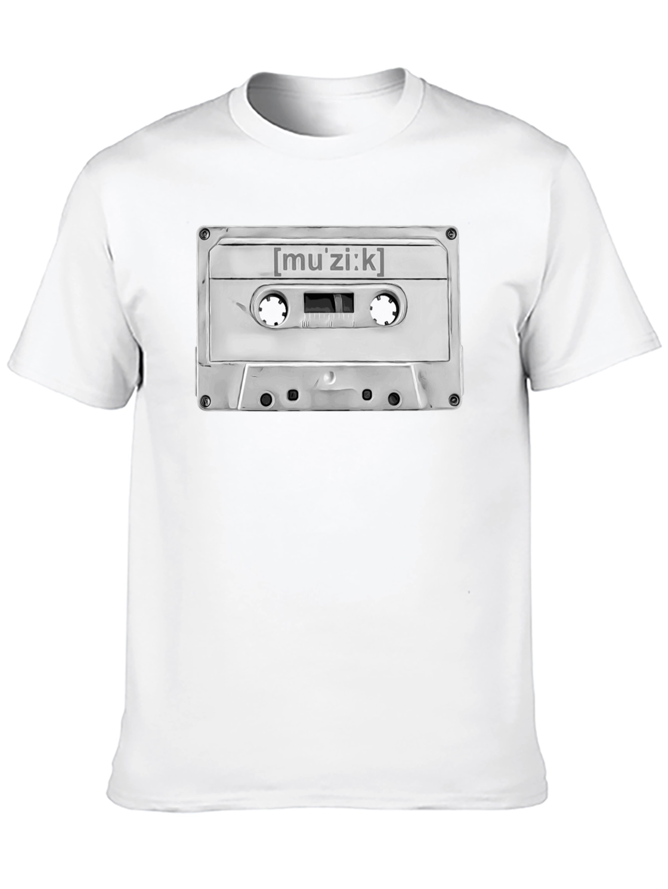 Retro Muzik Cassette Tape Graphic Tee