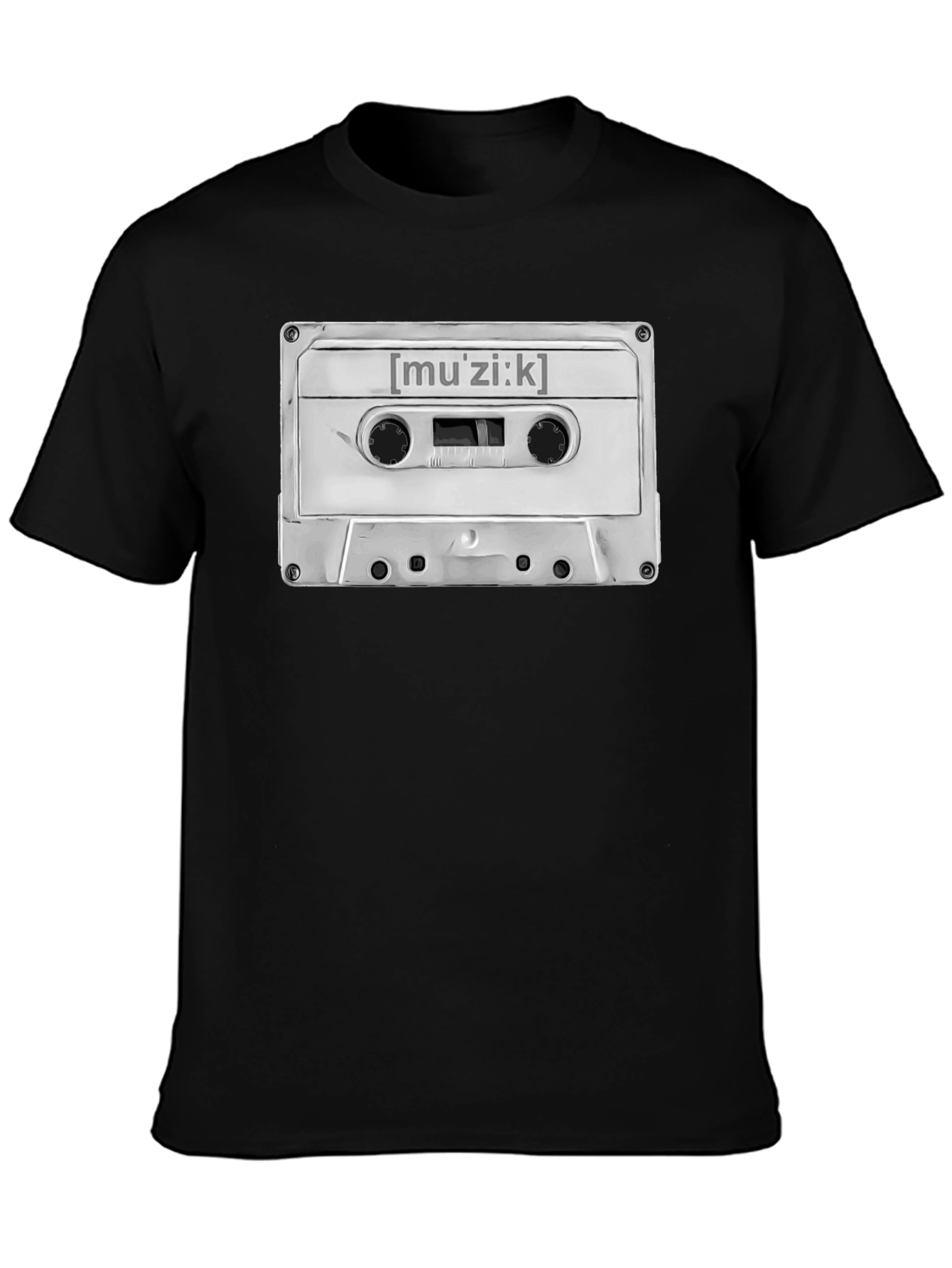Retro Muzik Cassette Tape Graphic Tee