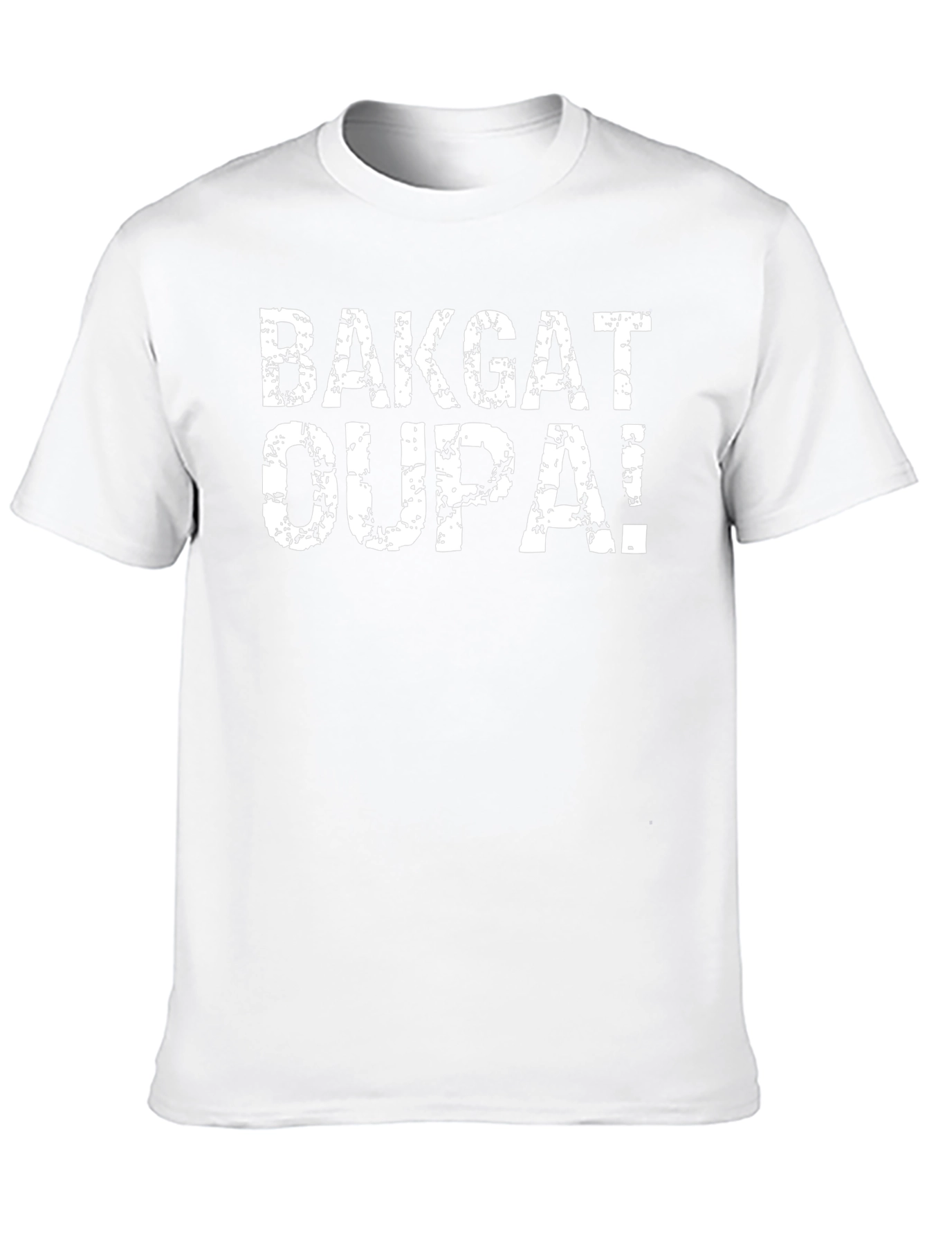 BAKGAT OUPA! Black Graphic T-Shirt