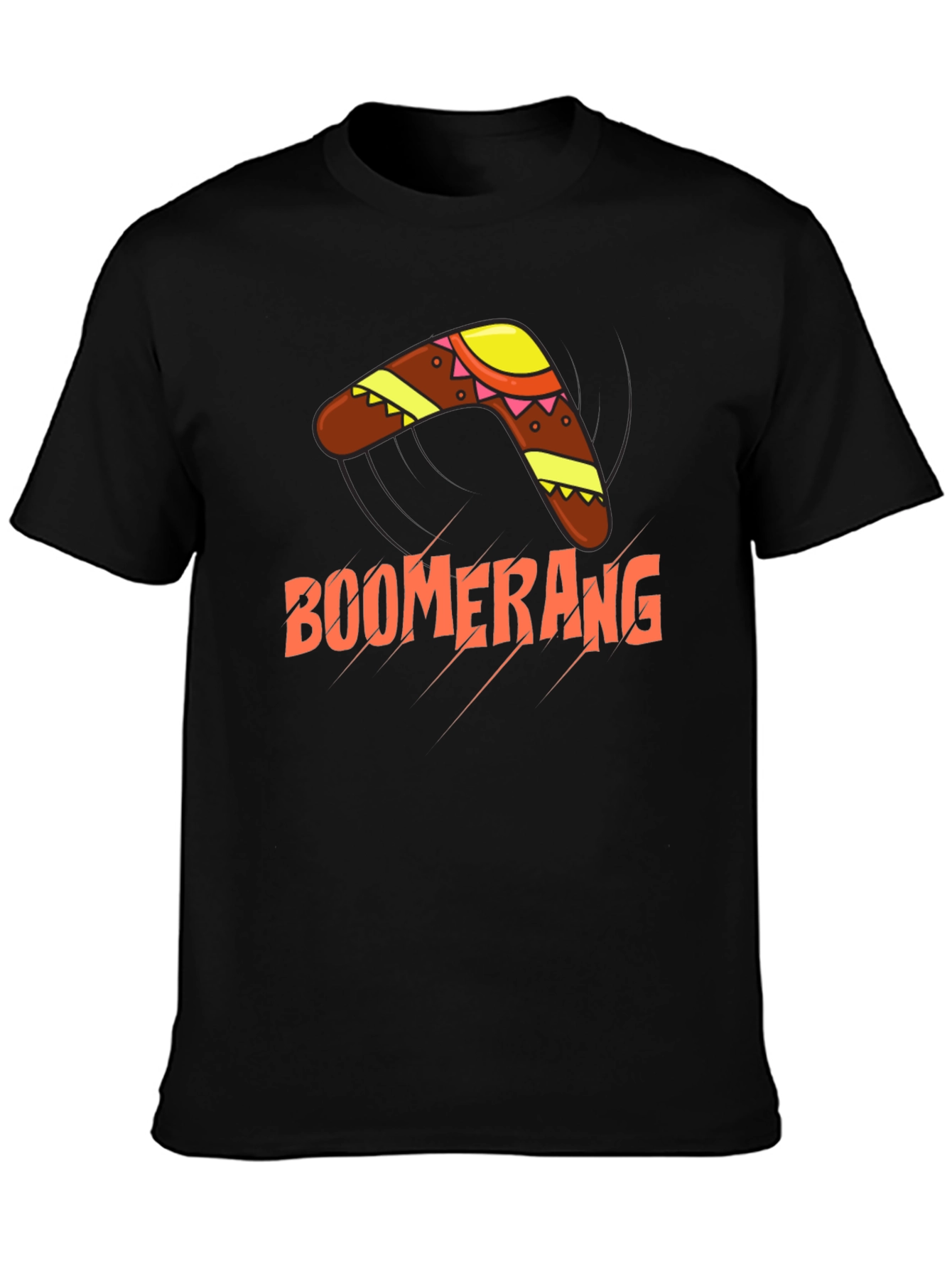 Boomerang Graphic Tee - Casual Cotton Blend