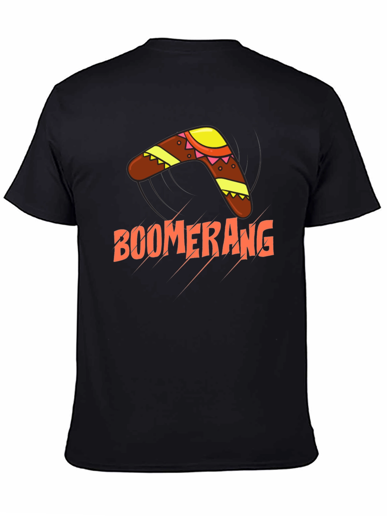 Boomerang Graphic Tee - Casual Cotton Blend