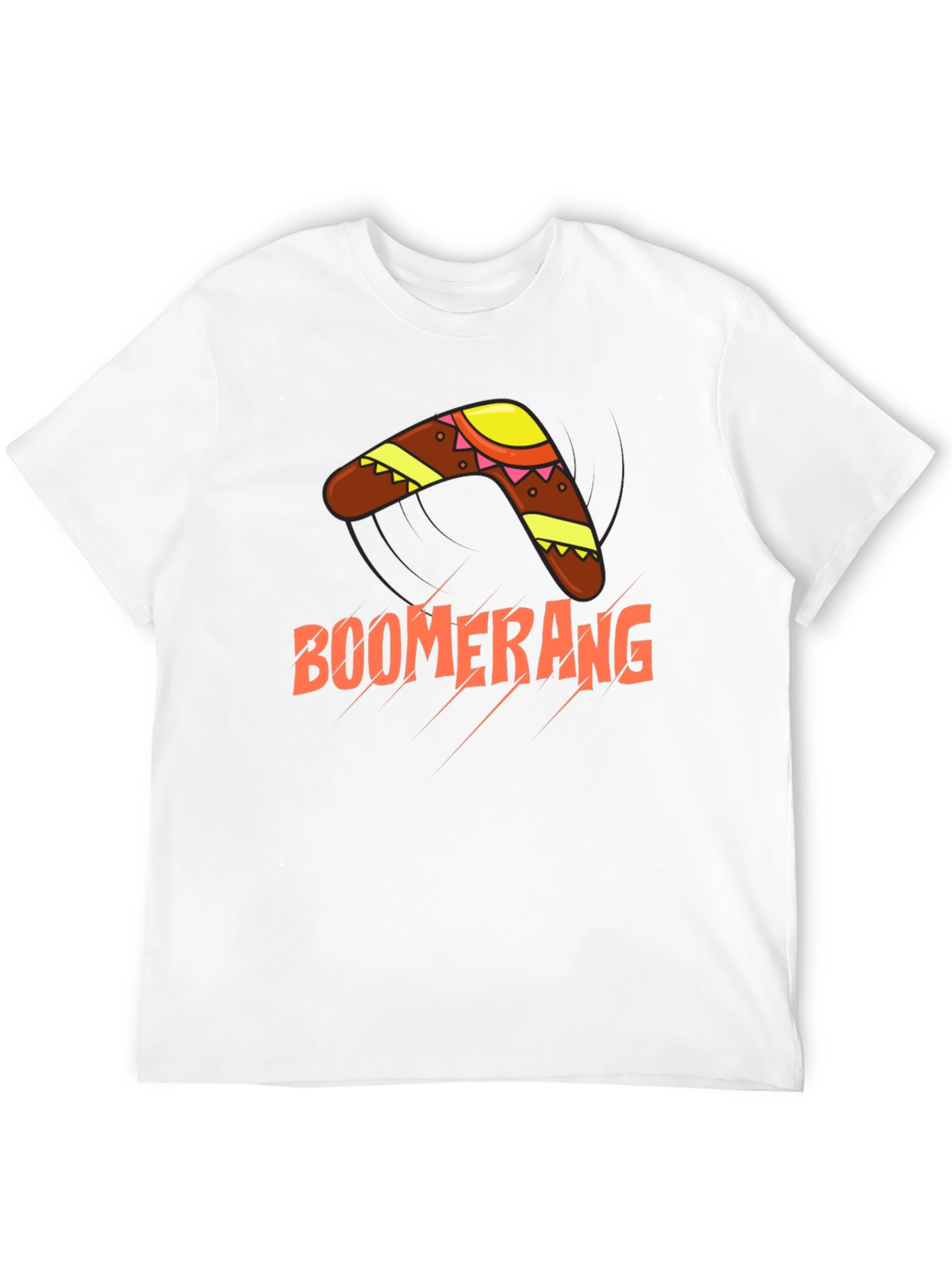 Boomerang Graphic Tee - Casual Cotton Blend