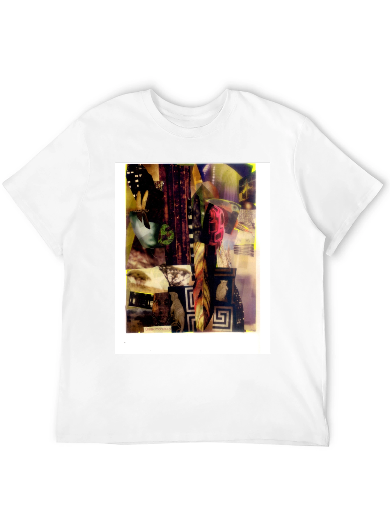 Abstract Art Graphic Black T-Shirt